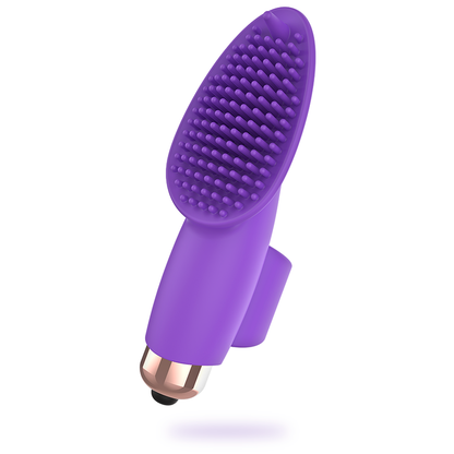 Stimolatore Aisha in silicone di WOMANVIBE, dispositivo compatto e morbido progettato per il piacere femminile.