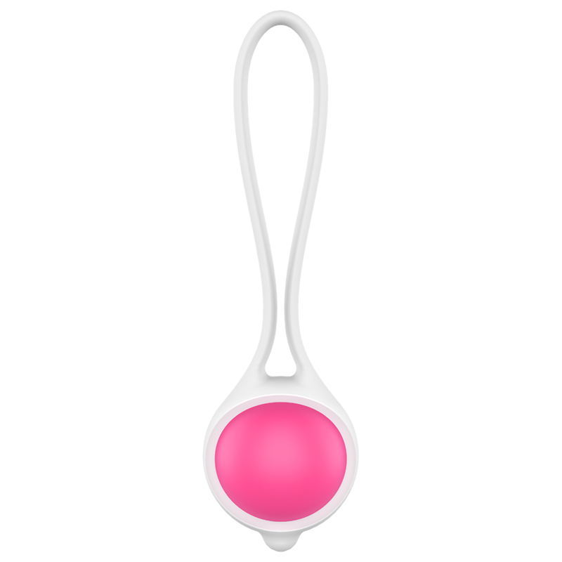 Pallina vibrante in silicone rosa WOMANVIBE Keisy I Ball Geisha, elegante e morbida, per piacere e benessere personale.