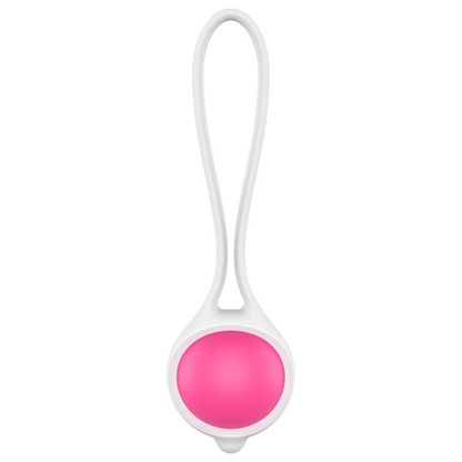 Pallina vibrante in silicone rosa WOMANVIBE Keisy I Ball Geisha, elegante e morbida, per piacere e benessere personale.
