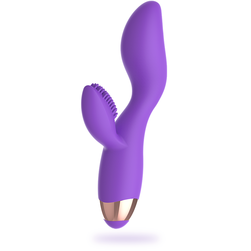 Vibratore in silicone ricaricabile WOMANVIBE per donna, design elegante e ergonomico, ideale per il piacere personale.