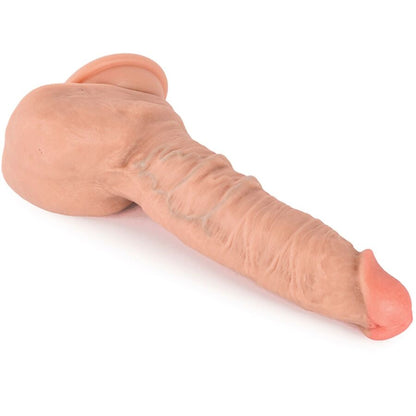 Dildo realistico doppia densità XISE Claude, lunghezza 16,5 cm, con dettagli realistici e superficie morbida.