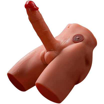 Dildo masturbatore realistico XISE Jason con spinta e vibrazione, 17 cm, dettagli realistici e design ergonomico