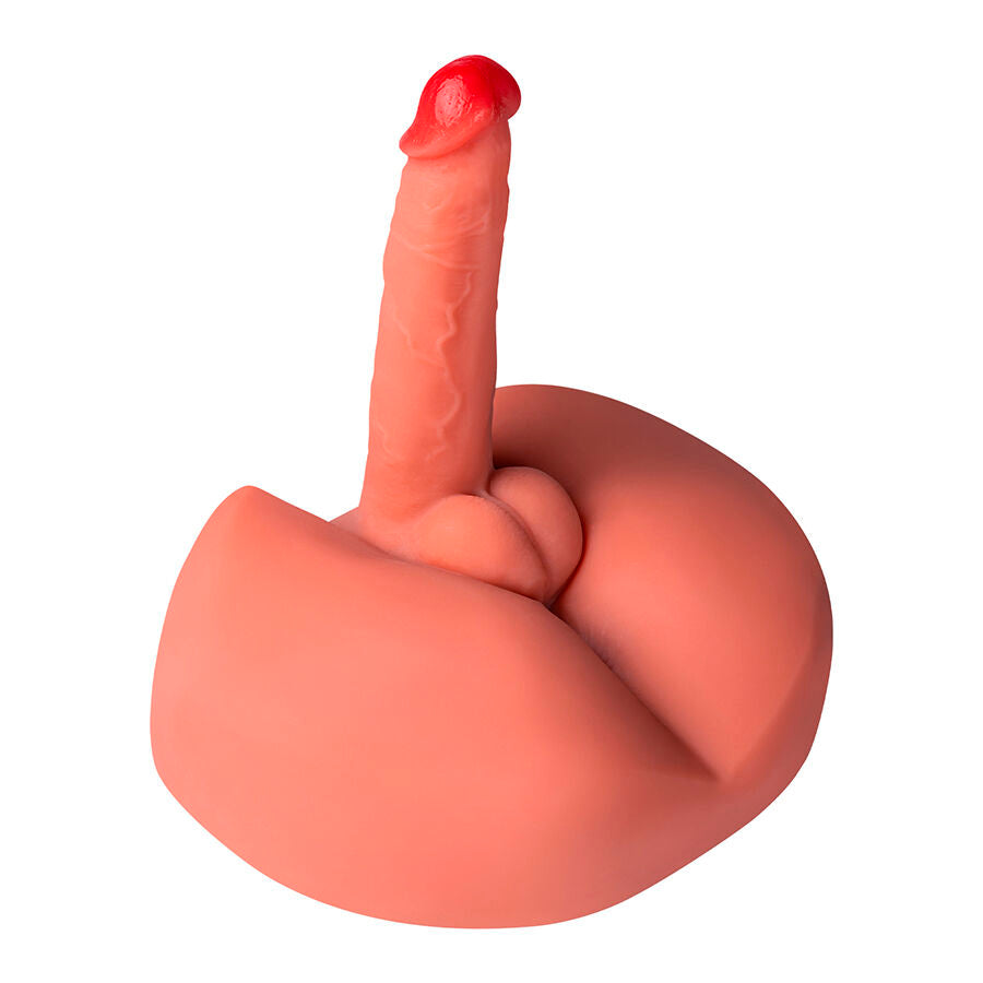 Dildo realistico XISE Miele da 25 cm con vibrazione, morbido e dettagliato, progettato per stimolazione e piacere personale.