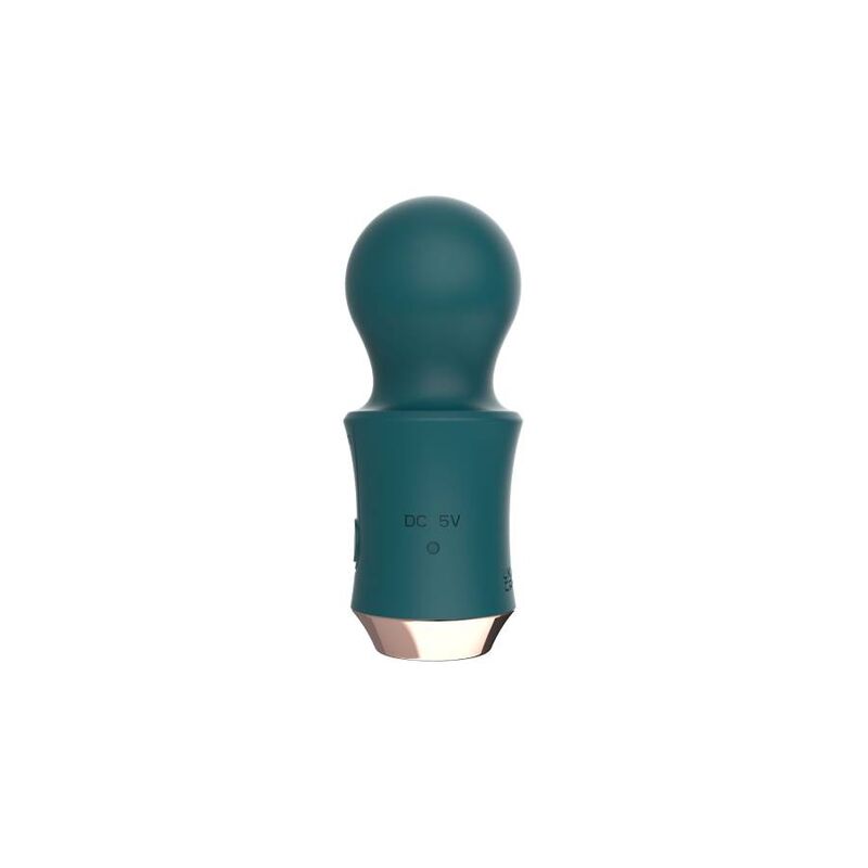 Bacchetta del viaggiatore verde XOCOON, resistente e compatta, ideale per avventure all'aperto e escursioni.